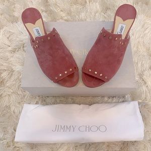 Jimmy Choo suede shoe
